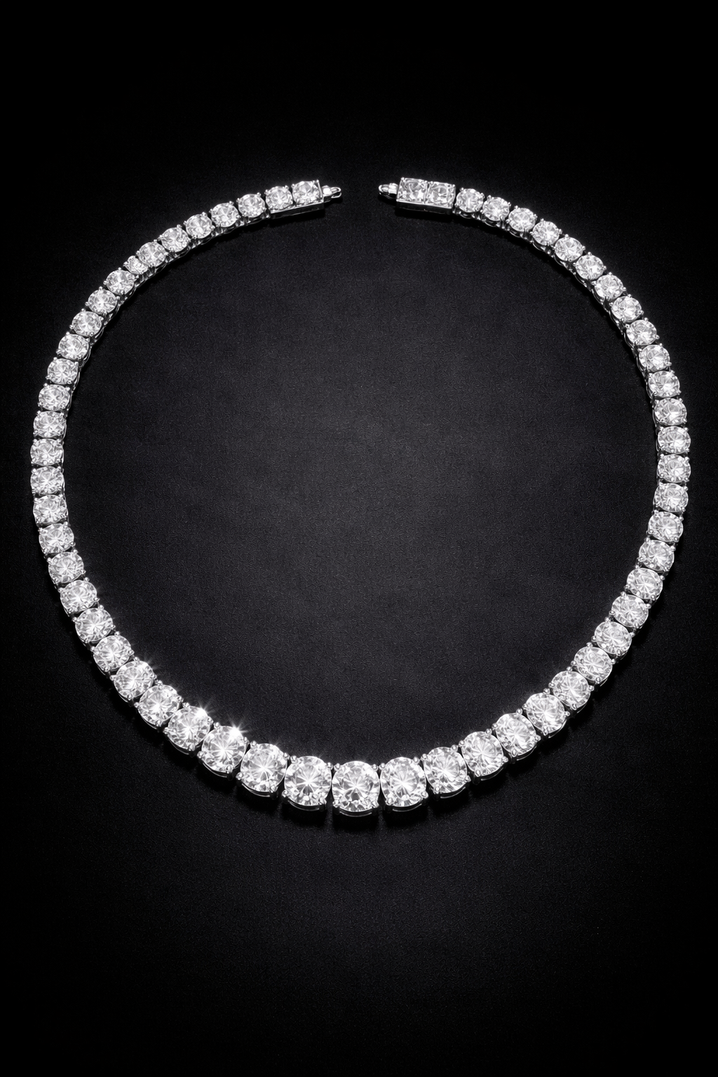 Velusia Radiant Tennis Necklace