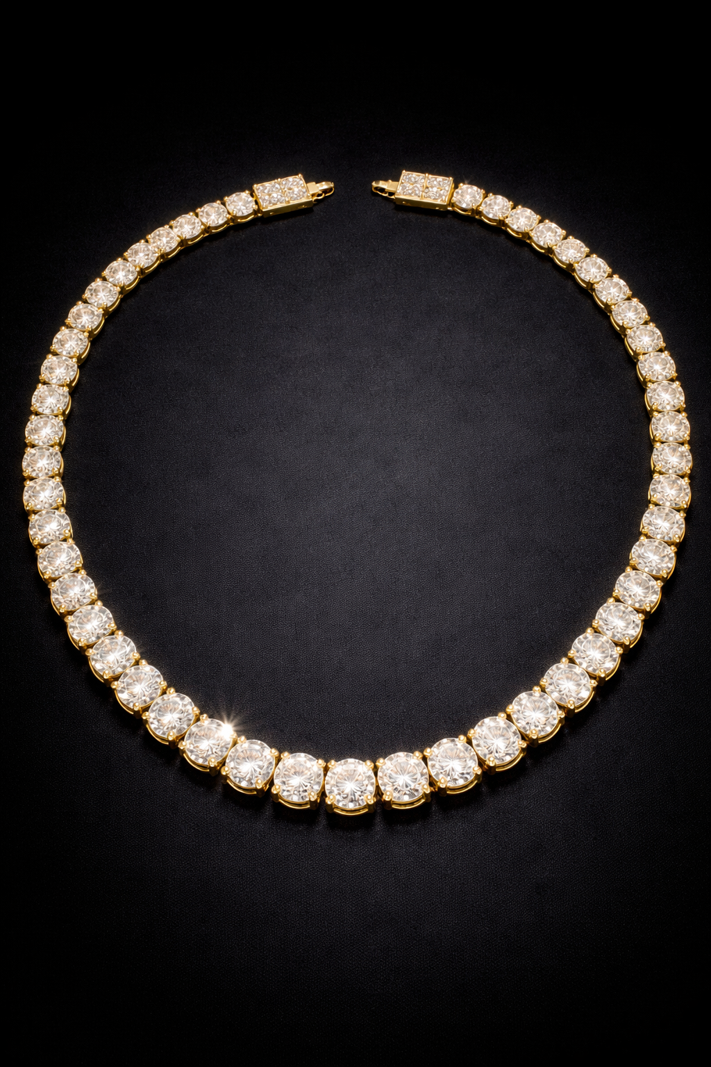 Velusia Radiant Tennis Necklace