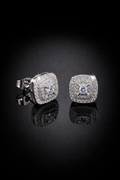 Velusia Halo Stud Earrings