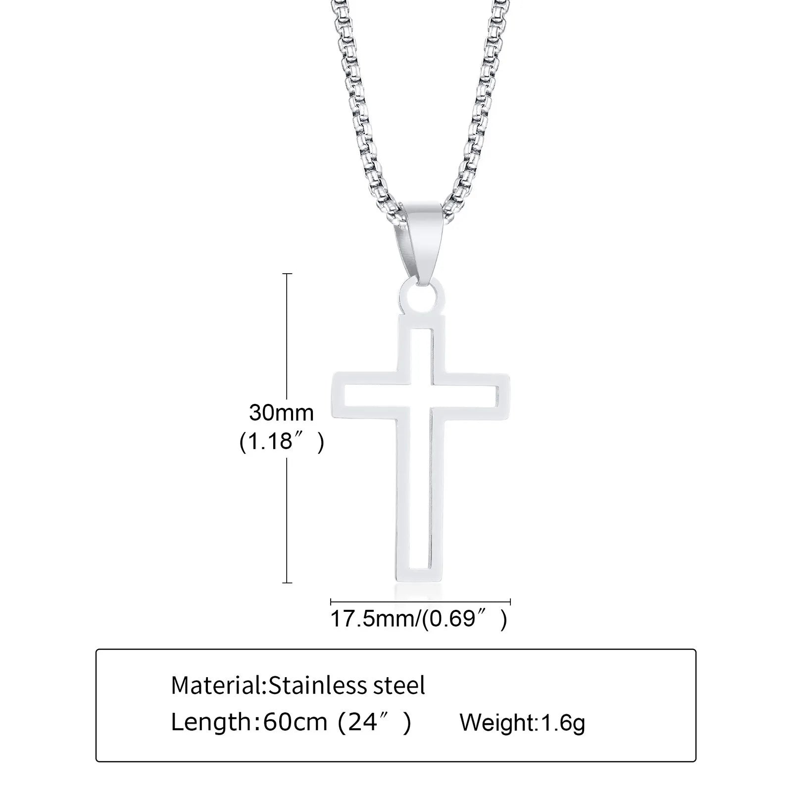 Velusia Sanctum Cross Necklace